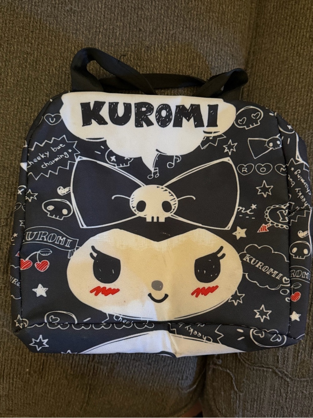 Kuromi Black Character Mini Backpack for Women